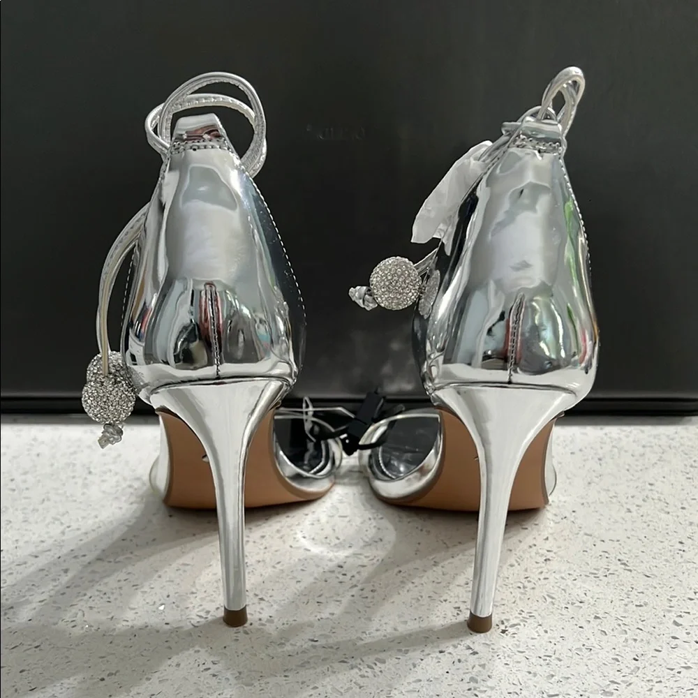 Express Silver Heel Sandals - Picture 4 of 4